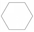 1in Hexagon Template