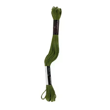 Cosmo Cotton Embroidery Floss 8m Skein Pesto # 2512-119