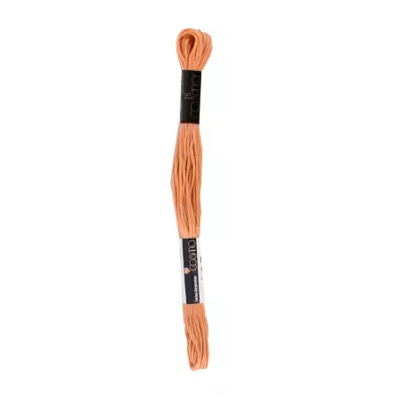 Cosmo Cotton Embroidery Floss 8m Skein Light Yellowish Brown # 2512-127