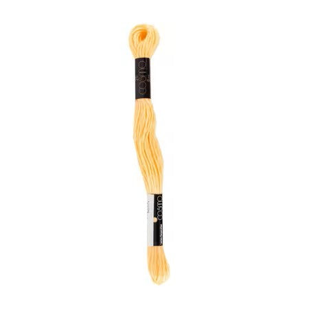 Cosmo Cotton Embroidery Floss 8m Skein Buff Yellow # 2512-143