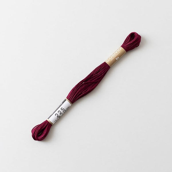 Cosmo Cotton Embroidery Floss 8m Skein Tawny Port #2512-225