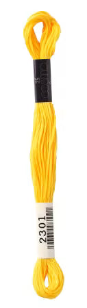 Cosmo Cotton Embroidery Floss 8m Skein Color 2301 # 2512-2301