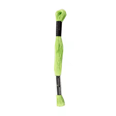 Cosmo Cotton Embroidery Floss 8m Skein Lime Green # 2512-270