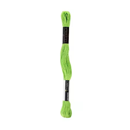 Cosmo Cotton Embroidery Floss 8m Skein Parrot Green # 2512-271