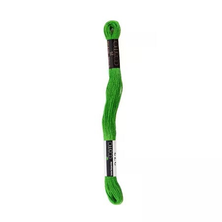 Cosmo Cotton Embroidery Floss 8m Skein Summer Green # 2512-273