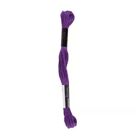 Cosmo Cotton Embroidery Floss 8m Skein Deep Purple # 2512-285