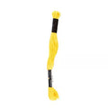 Cosmo Cotton Embroidery Floss 8m Skein Lemon # 2512-300