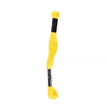 Cosmo Cotton Embroidery Floss 8m Skein Lemon # 2512-300