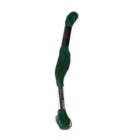Cosmo Cotton Embroidery Floss 8m Skein Dark Garden Green # 2512-320