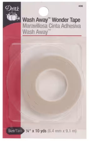 Wash-Away Wonder Tape 1/4in x 10yds