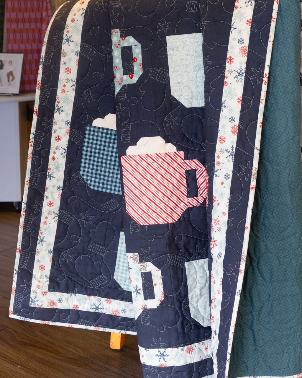 A Perfect Winter X Mod Mugs Quilt Kit 68 X 80"