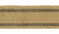 Jute Webbing Natural With Black Stripe 3-1/2in x 72yds