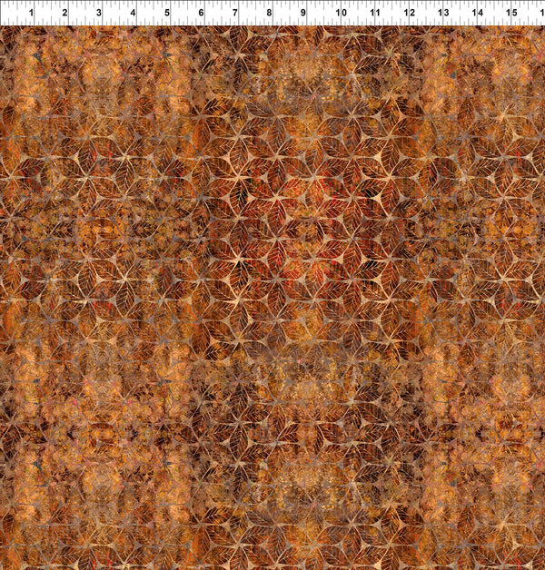 Autumn Elegance - Multicolor Leaf Mosaic