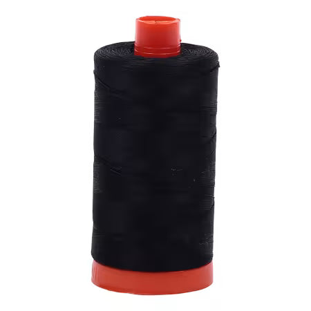 Aurifil Black Cotton Thread - 2692 Black