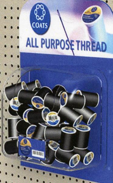 All Purpose Black Thread-350yds.