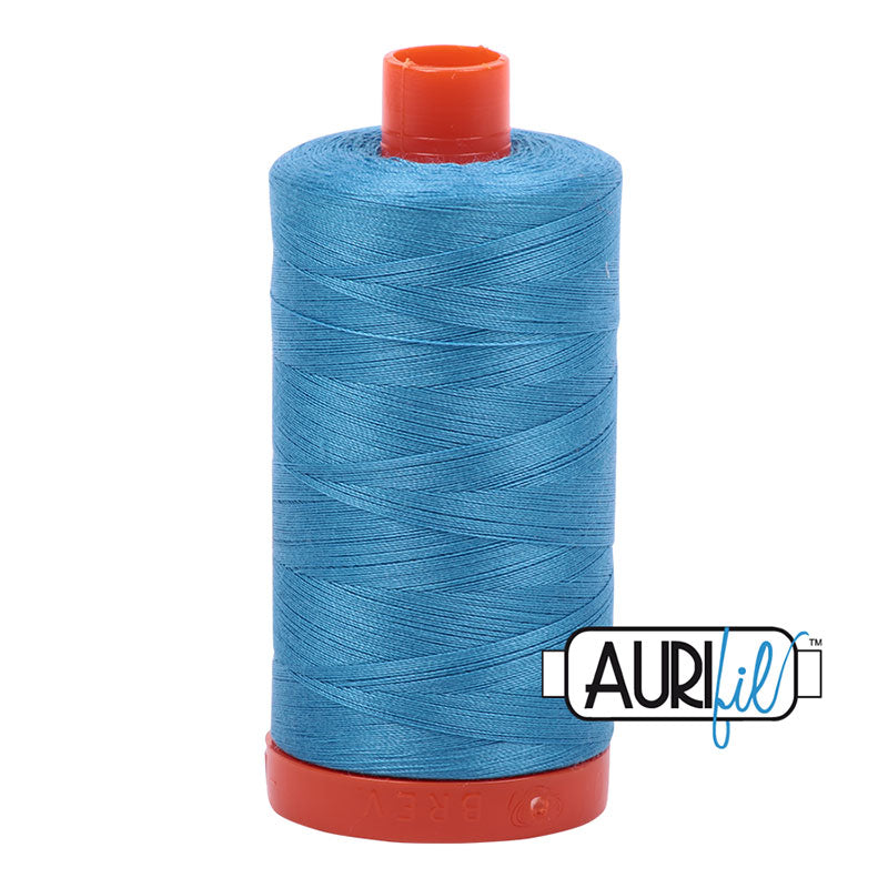 Aurifil Bright Teal Cotton Thread - 1320