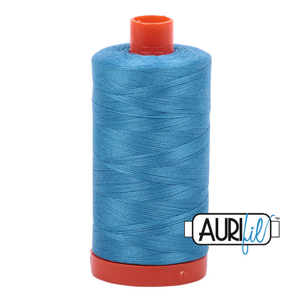 Aurifil Bright Teal Cotton Thread - 1320