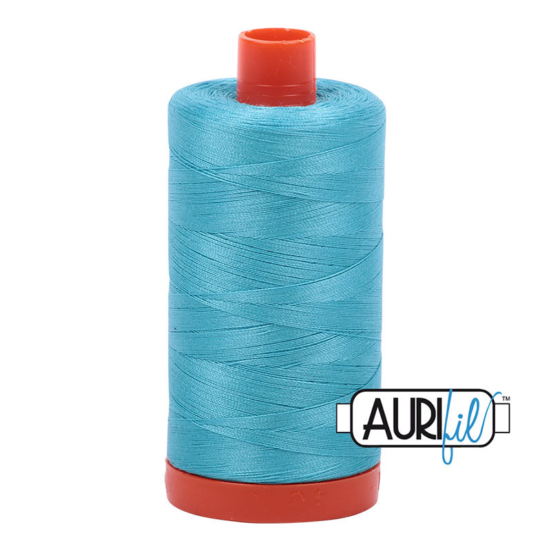 Aurifil Bright Turquoise Cotton Thread - 5005