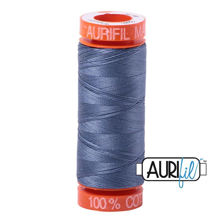 Aurifil Dark Grey Blue Cotton Thread - 1248