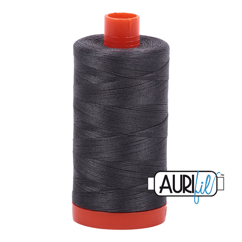 Aurifil Dark Pewter Cotton Thread - 2630