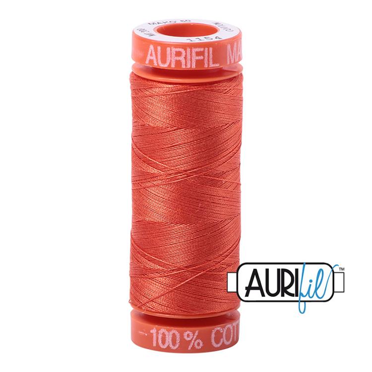 Aurifil Dusty Orange Cotton Thread - 1154