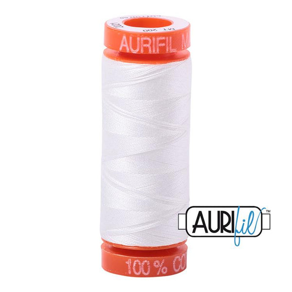 Aurifil Natural White Cotton Thread - 2021