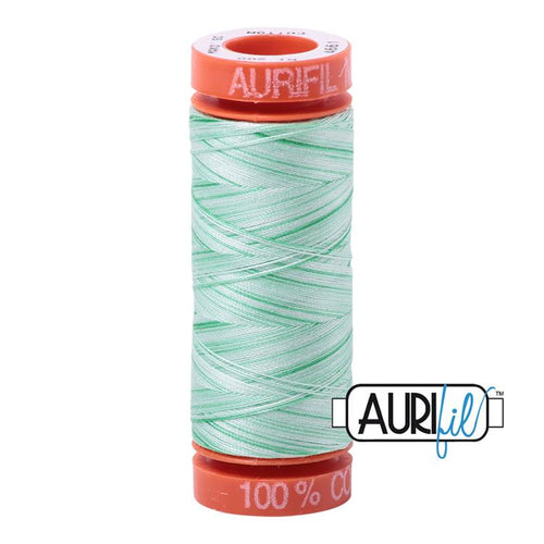 Aurifil Variegated Mint Julep Cotton Thread - 4661