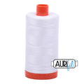 Aurifil White Cotton Thread - 2024