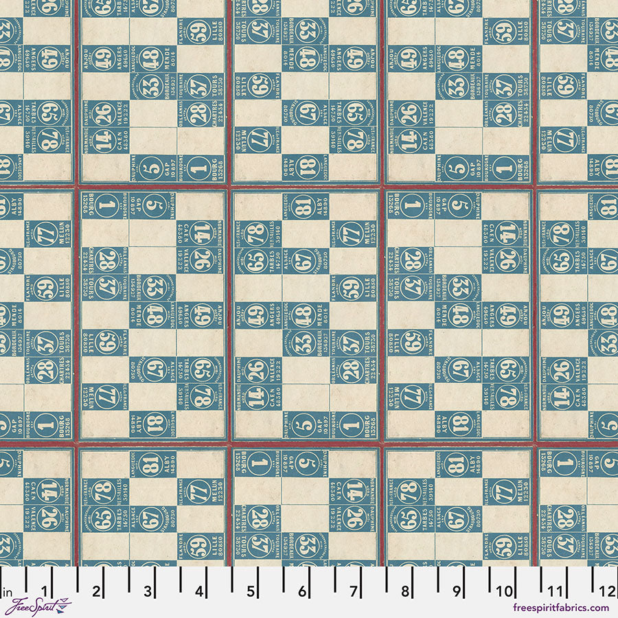 Blue Numbers - Blue || Tim Holtz Palette Blue