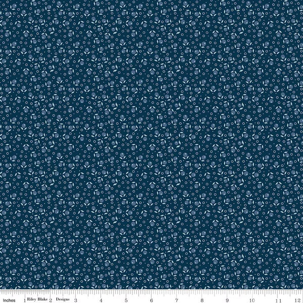 Denim & Daisy Flowers Suzanne Oxford Blue