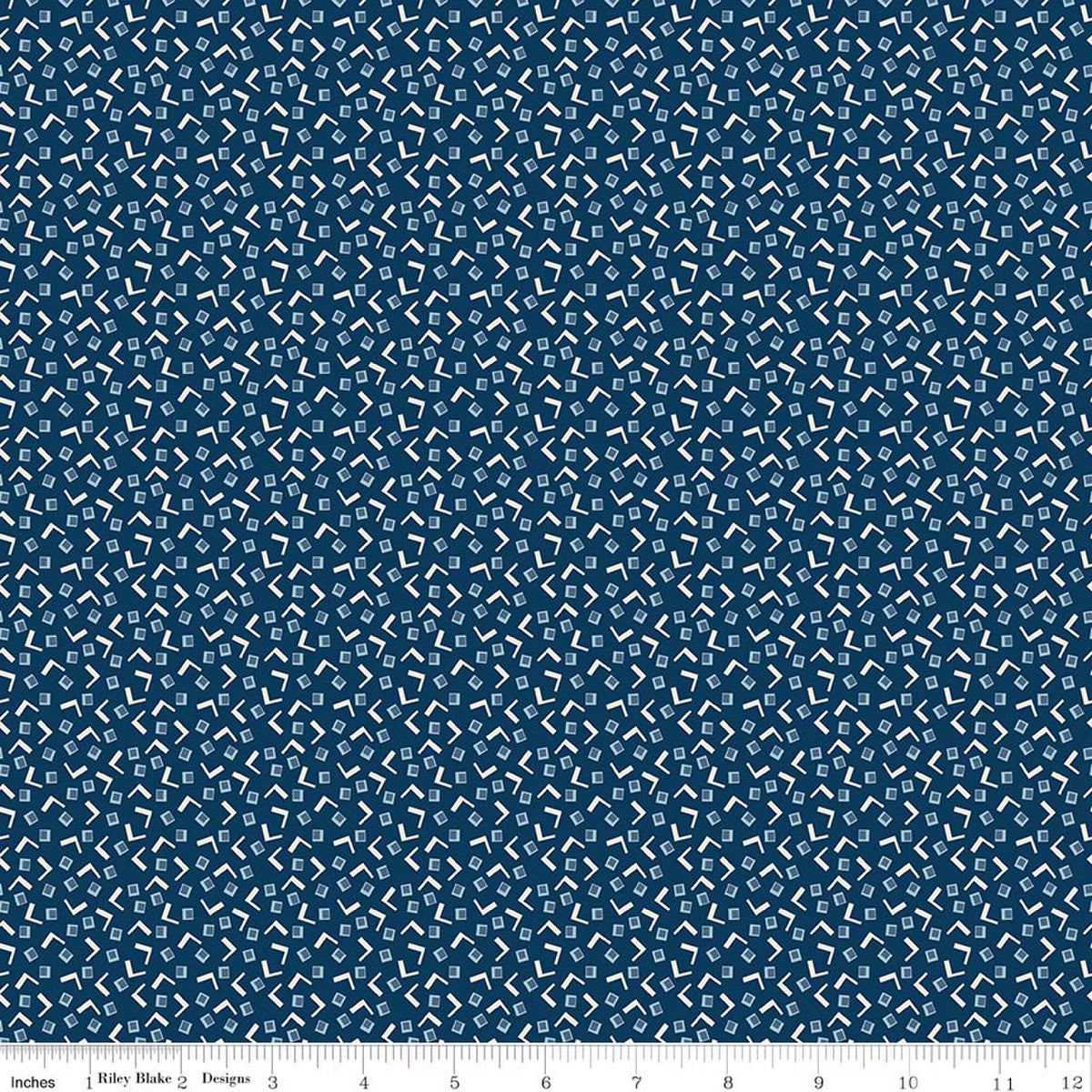 Denim & Daisy Tiny Squares Oxford Blue