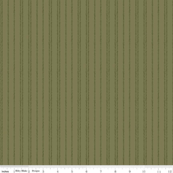 Worth Repeating -Stripes Green