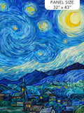 Starry Night Dark Blue Multi Panel