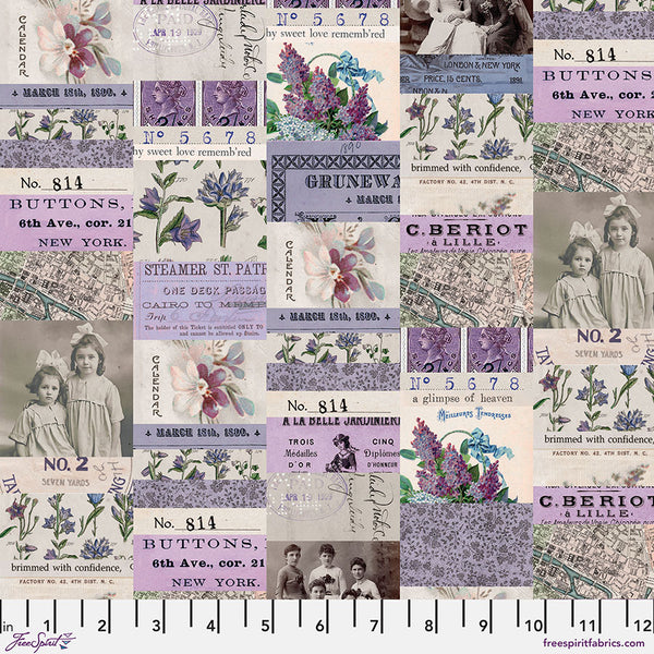Eclectic Elements Palette Purple Collage