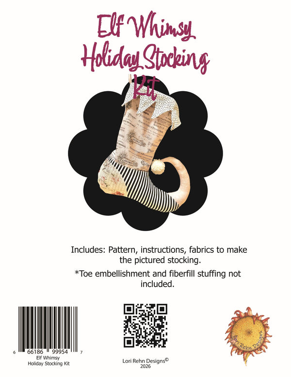Elf Whimsy Holiday Stocking Kit