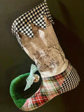 Elf Whimsy Holiday Stocking with Lori