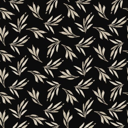 Evermore - Small Leaves Black