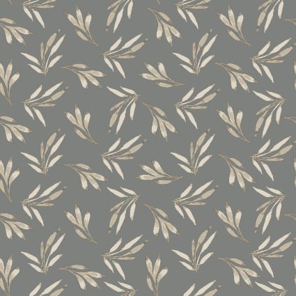 Evermore - Small Leaves Grey
