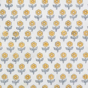Fableism - Indian Block - Flowerling - Yellow