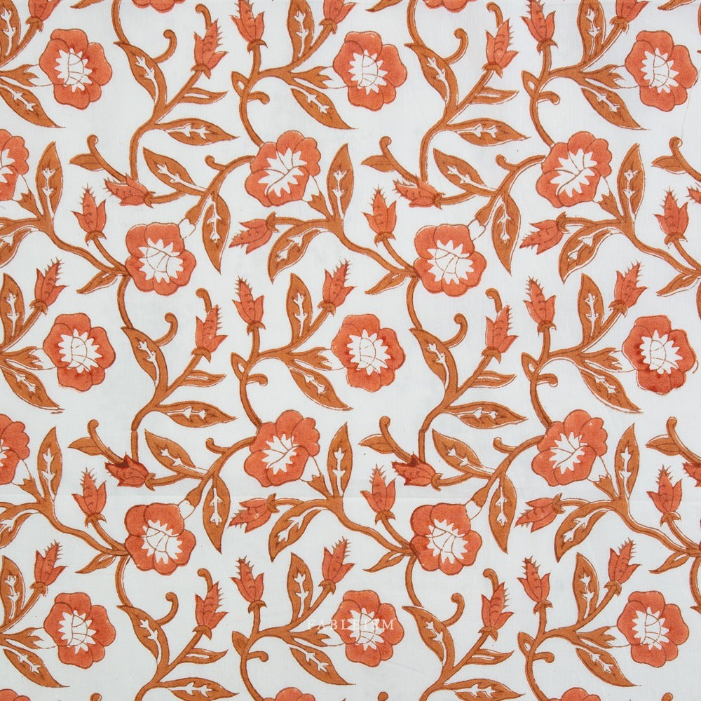 Fableism - Indian Block - Trumpet Vines - Sienna