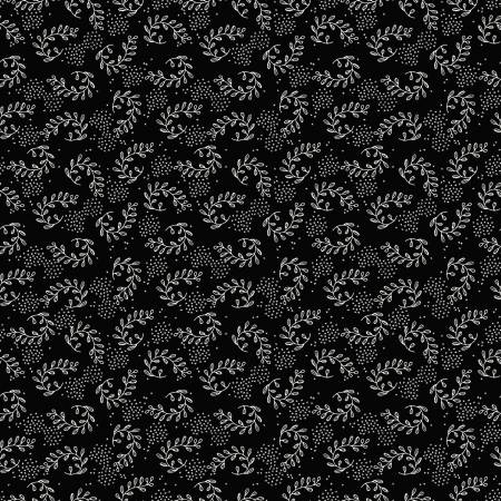 Fleur Noire Sprig Black C12522R-BLACK