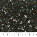Flower Petals Batik Flowers Dark Brown 80764-36