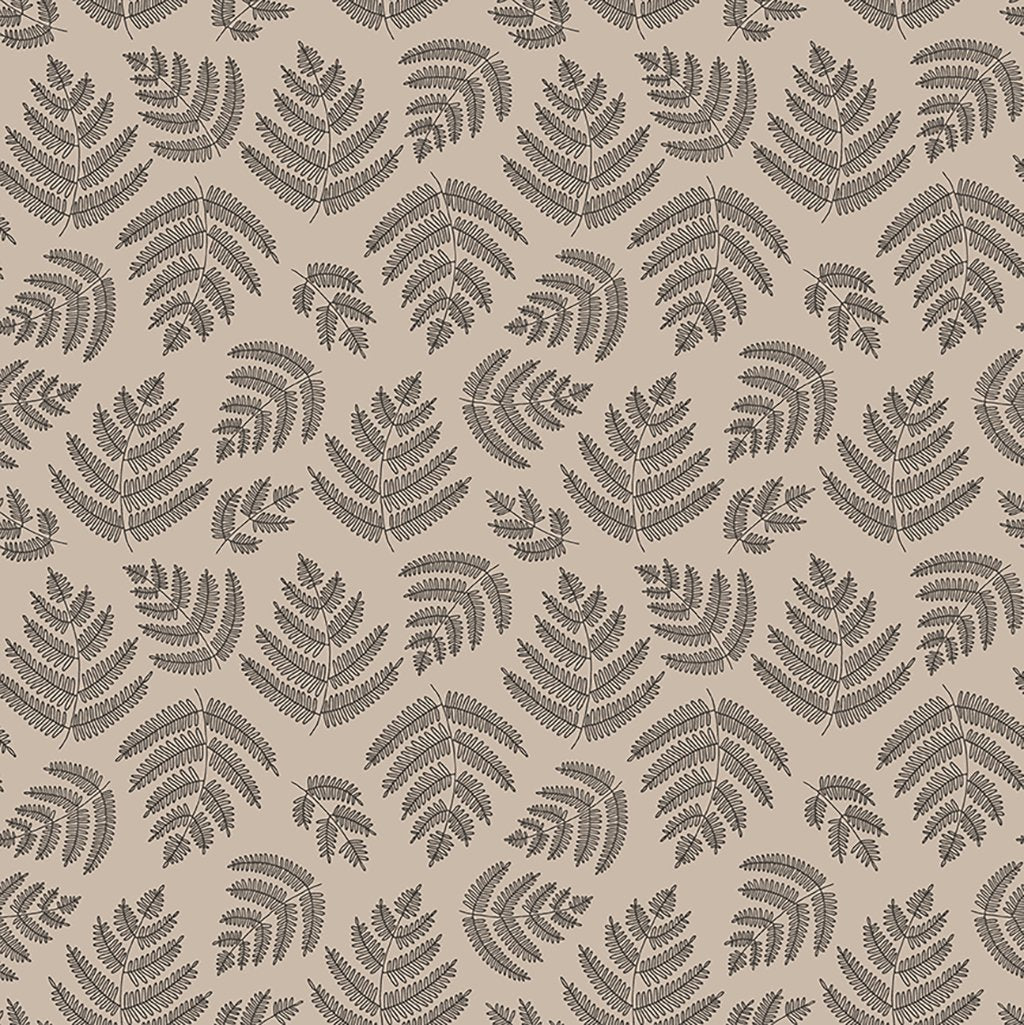 Forest Ferns Y3997-12 Fronds Khaki