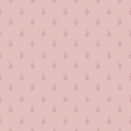 Garden Dreams Leaf Doodle Dusty Pink