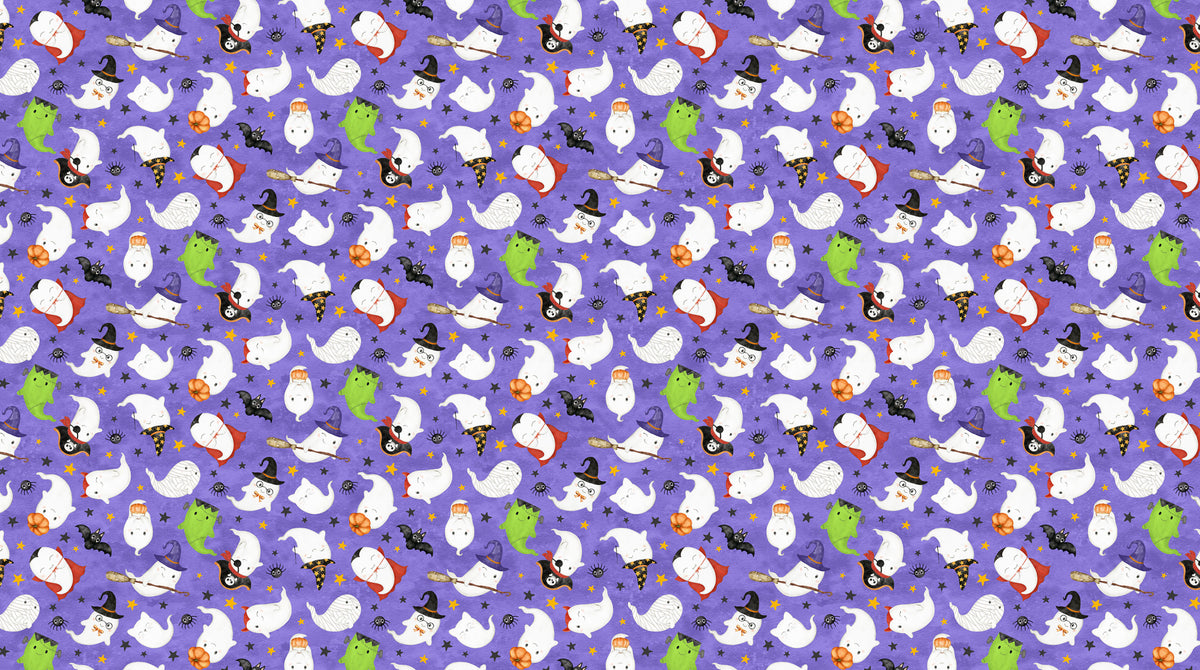 Ghost Town Ghost Costumes Purple Multi