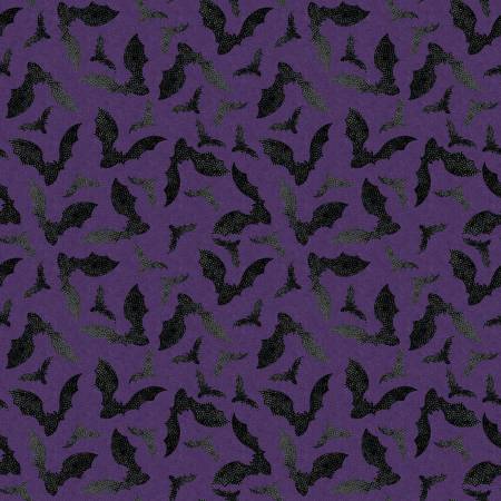 Hauntingly Yours Bats Purple