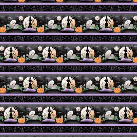 Hauntingly Yours Repeating Stripe Multi