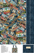 Historic Route 66 - Tote Bag
