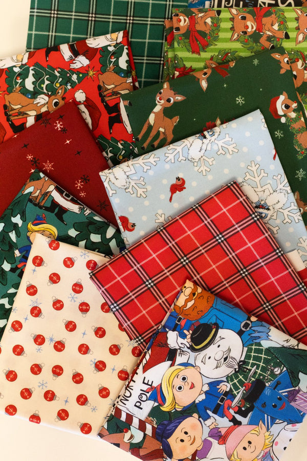 Rudolph the Red-Nosed Reindeer 12 pc Fat Quarter Bundle