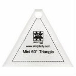 Jelly Roll Ruler Mini 60 Degree Triangle